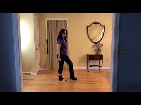 Blue Night Cha (slower) - L4/5 Line Dance Lesson & Dance Along - Music 5:11. Detailed Lesson 9:09