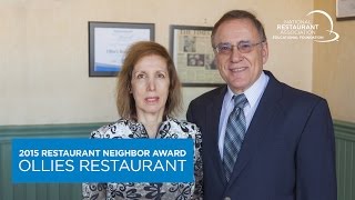 2015 Restaurant Neighbor Award Winner: Ollie's Restaurant