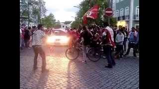 preview picture of video 'SLB SLB SLB CAMPEÕES SLB SLB SLB  Festa dos benfiquistas no Montijo Part-2'