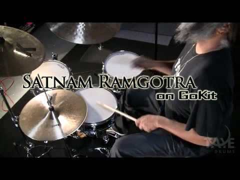 Taye Drums' Artist Satnam Ramgotra GoKit Drum Solo and Interview