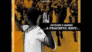 Fatgums x Bambu - Peddlin Music - A Peaceful Riot - 2009