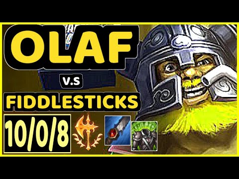ZUAO (OLAF) vs FIDDLESTICKS - 10/0/8 KDA JUNGLE CHALLENGER GAMEPLAY - BR