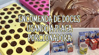 ROTINA FAZENDO ENCOMENDA DE DOCES USANDO A PLACA PORCIONADORA | VLOG | Letícia Borgheti