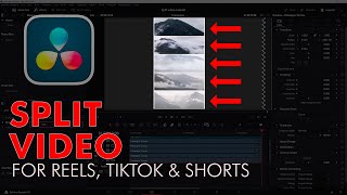 Simple Split Video Tutorial in Davinci Resolve 18 for TikTok, Reels and Shorts