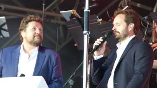 Alfie Boe &amp; Michael Ball - &#39;Wonderful World/Over The Rainbow&#39; Eastnor Castle 18.06.17 HD