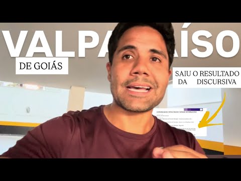 Concurso VALPARAÍSO DE GOIÁS: saiu o resultado da prova discursiva, banca VERBENA