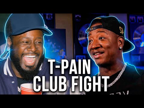Yung Joc & T-Pain start a MASSIVE CLUB FIGHT in London