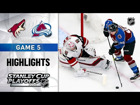 NHL Highlights | First Round, Gm5: Coyotes @ Avalanche - Aug. 19, 2020