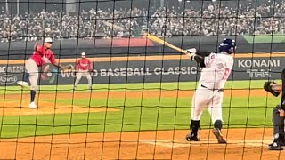 江坤宇 一壘安打 投手：Humberto Mejía WBC 經典賽 | Art is BlueLine | 藝術就是藍線