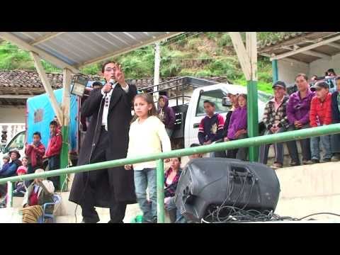 Manuelito Duchi el Cantor Cañari en la Parroquia Shagly HD [ Guambrita]