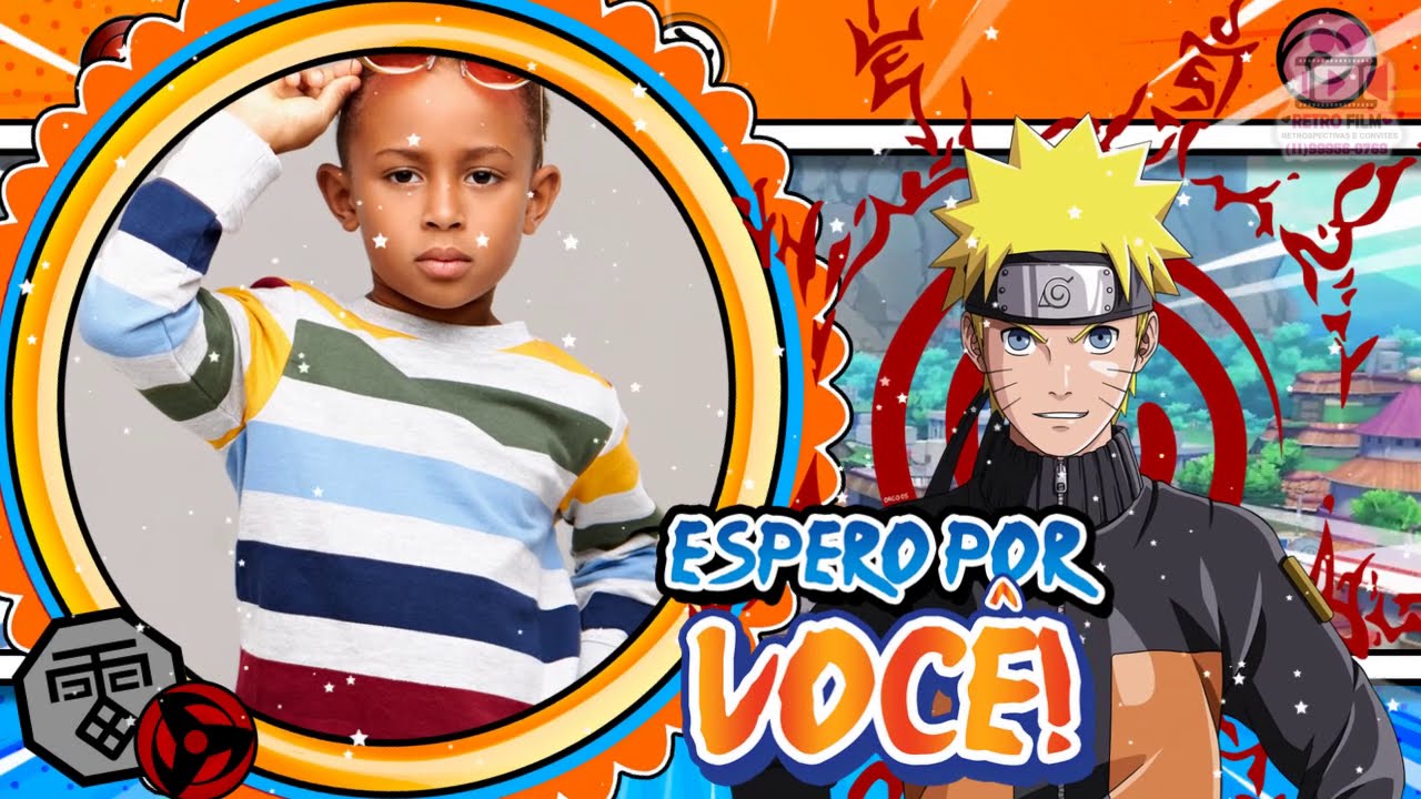 Convite Animado Naruto - Convite Virtual
