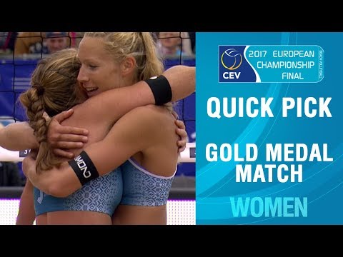 Kolocova surprises the opposition with her first touch | #EuroBeachVolley 2017