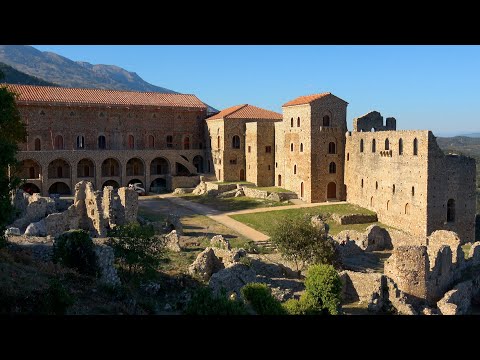 Palace Complex, Archaeological Site of Mystras, Sparta, Peloponnese, Greece, Europe