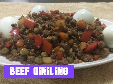 PICADILLO | BEEF GINILING | FILIPINO STYLE | RECIPE