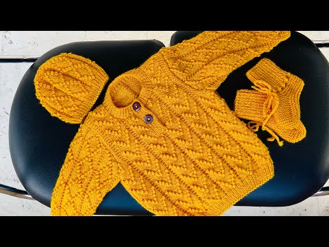 Baby boys sweater set knitting | baby set knitting | knitting pattern | sweater design ✅