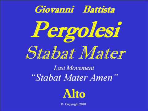 Stabat Mater-Pergolesi-Amen-Alto .wmv