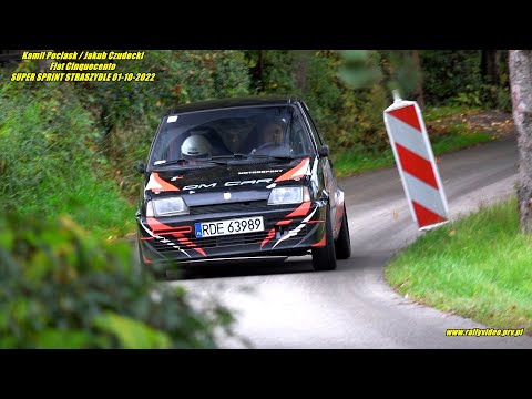 Kamil Pociask / Jakub Czudecki - Fiat Cinquecento - SUPER SPRINT STRASZYDLE 01-10-2022