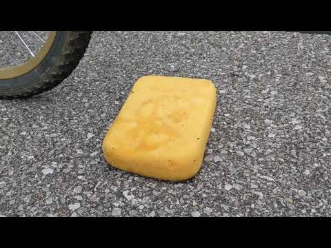 Crushing things with our bikes 🚲part 2 satisfying