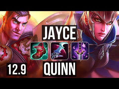 JAYCE vs QUINN (TOP) | 5/1/7, 1.2M mastery | KR Master | 12.9