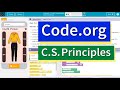 Code.org Lesson 2.1 Lists Investigate | Tutorial with Answers | Unit 6 C.S. Principles