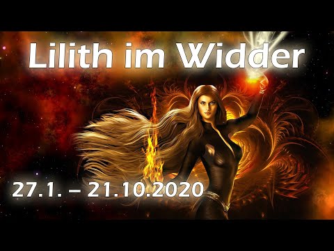 Lilith -  die wilde Göttin im Widder, gültig vom 27.1.-21.10.2020