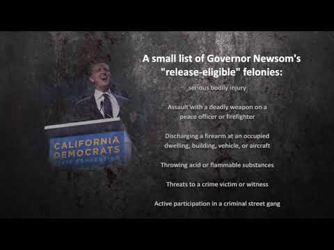 California Governor Gavin Newsom Plans to Release 18,000 Convicted Felons by August | Republican Caucus