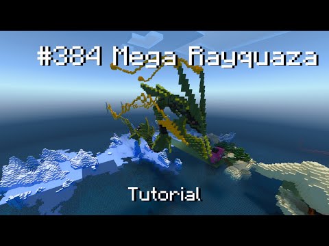 READ DESCRIPTION How to build a Pokémon Mega Rayquaza statue in Minecraft (Tutorial)