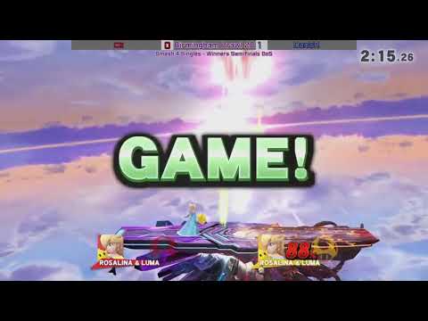 Bham Brawl 20 - Smash 4 Singles - Winners Semifinals - C2 (Dark Rosa) vs DanGR (Blue Rosa)
