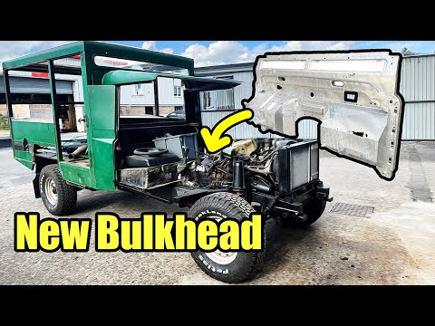 Easier than you'd think - removing the Defender bulkhead #landrover Thumbnail