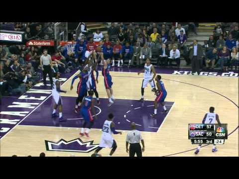 Rudy Gay Highlights Pistons vs. Kings 12.13.2014 - 20 Points, 8 Assists