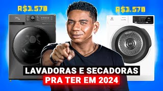 LAVADORAS FRONTAIS E SECADORAS PRA TER EM 2024 / DICAS ESSENCIAS PRA ESCOLHER AS MELHORES