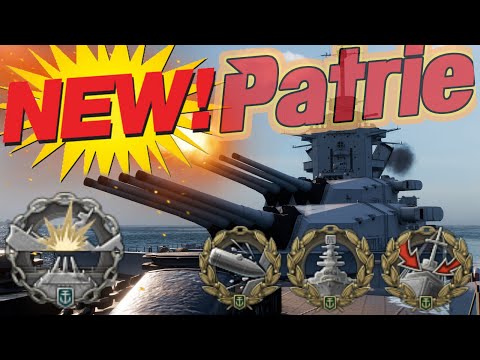 NEW FRENCH SUPER Battleship: Patrie 300K+