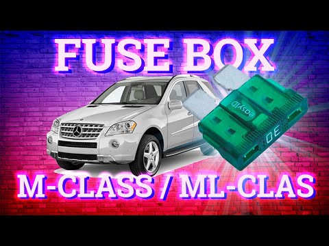 Mercedes-Benz ML-Class (2006-2011) fuse box diagrams