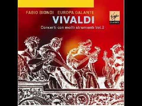Vivaldi - Double Concerto, for viola d'amore & lute RV 540