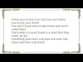 Kitty Wells - Lonely Is a Word Lyrics