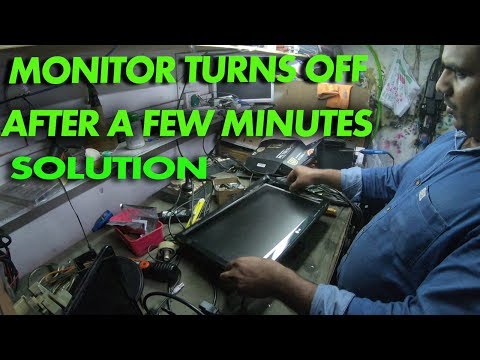 FIX  MONITOR TURNS OFF AFTER A FEW MINUTES repair #kottakkal it#