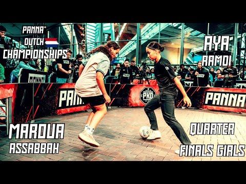 Maroua Assabbah VS Aya Ramdi  | Girls Category | Dutch championships Panna Knockout 2025