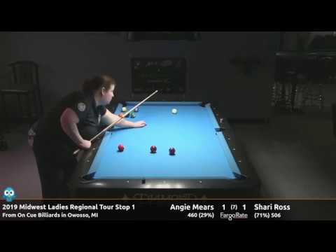 Shari Ross vs Angie Mears (Finals) - 9 Ball - 2019 MLRT Stop #1