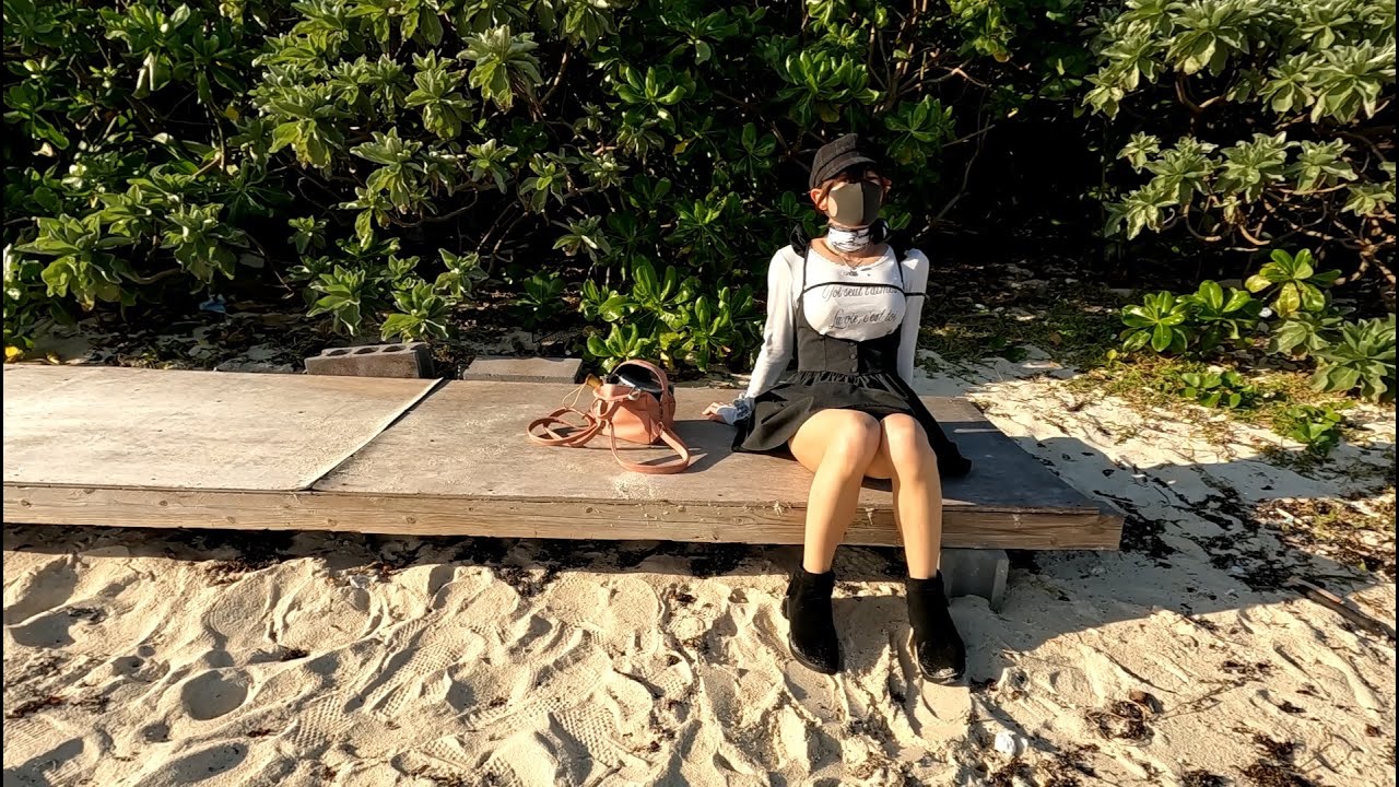 暖かい冬の石垣島で、のんびりステイを楽しんでいます(*´▽｀*)【ミニスカート旅】