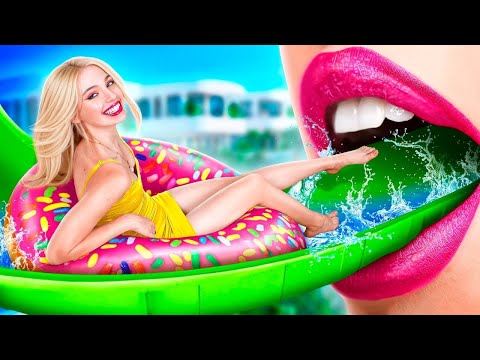 ¡Construimos un Parque Acuático en Casa! Parque Extremo para la Hermana Menor