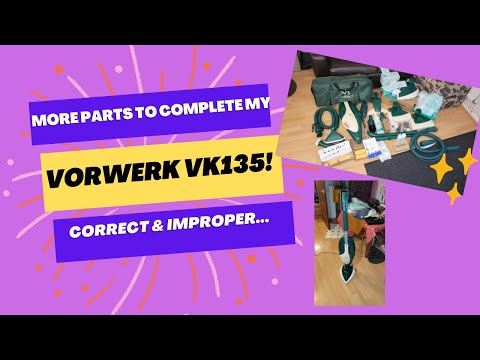My Vorwerk VK135 is 99.12% COMPLETE!