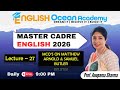 Master Cadre English Preparation MCQ Lecture 27 English Ocean Academy Englishbyanupamamam