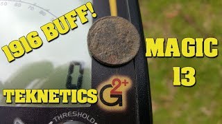 Metal Detecting: Another Buffalo Nickel With The Magic 13 and G2+