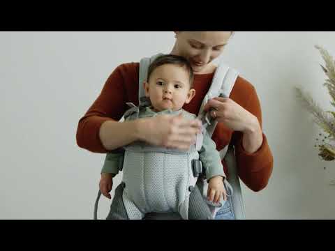 BABYBJORN nešioklė HARMONY 3D Mesh, navy mėlynas, 088008 video