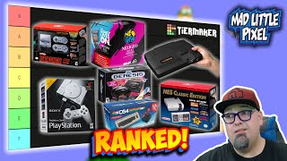 Ranking The Classic Edition Mini Consoles! The NES, SNES, PlayStation, NeoGeo, C64, Genesis & TG-16!