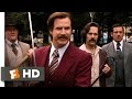 Anchorman 2 The Legend Continues News Team Fighting Words Scene 9 10 Movieclips