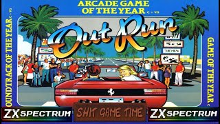 SHIT GAME TIME: OUTRUN (ZX SPECTRUM - Contains Swearing!)