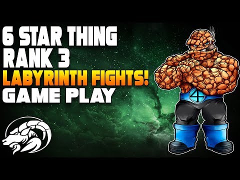 Thing 6 Star Rank 3 Labyrinth of Legends Game Play | Marvel Contest of Champions