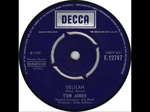 UK no. 1, (285) Tom Jones - Delilah
