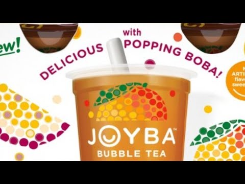 Joyba bubble tea mango passion fruit green tea review!